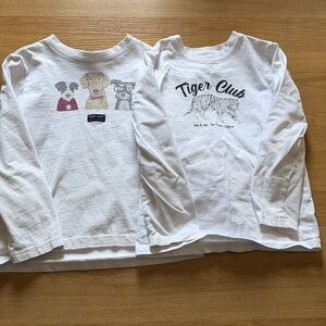 Janie and Jack Long Sleeve Tees set